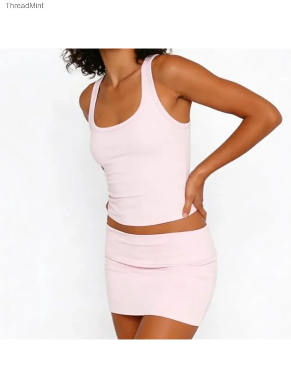 Womens Fold Over Mini Skirt Y2K Low Rise Bodycon Ruched Elastic Waist